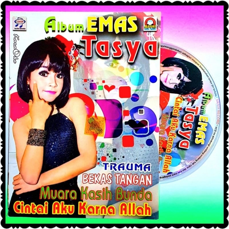 KASET VCD LAGU TASYA BISA KARAOKE VOCAL ON OF AKTIF-KASET VCD ALBUM TASYA-KASET DVD ADELLA-LAGU KARA