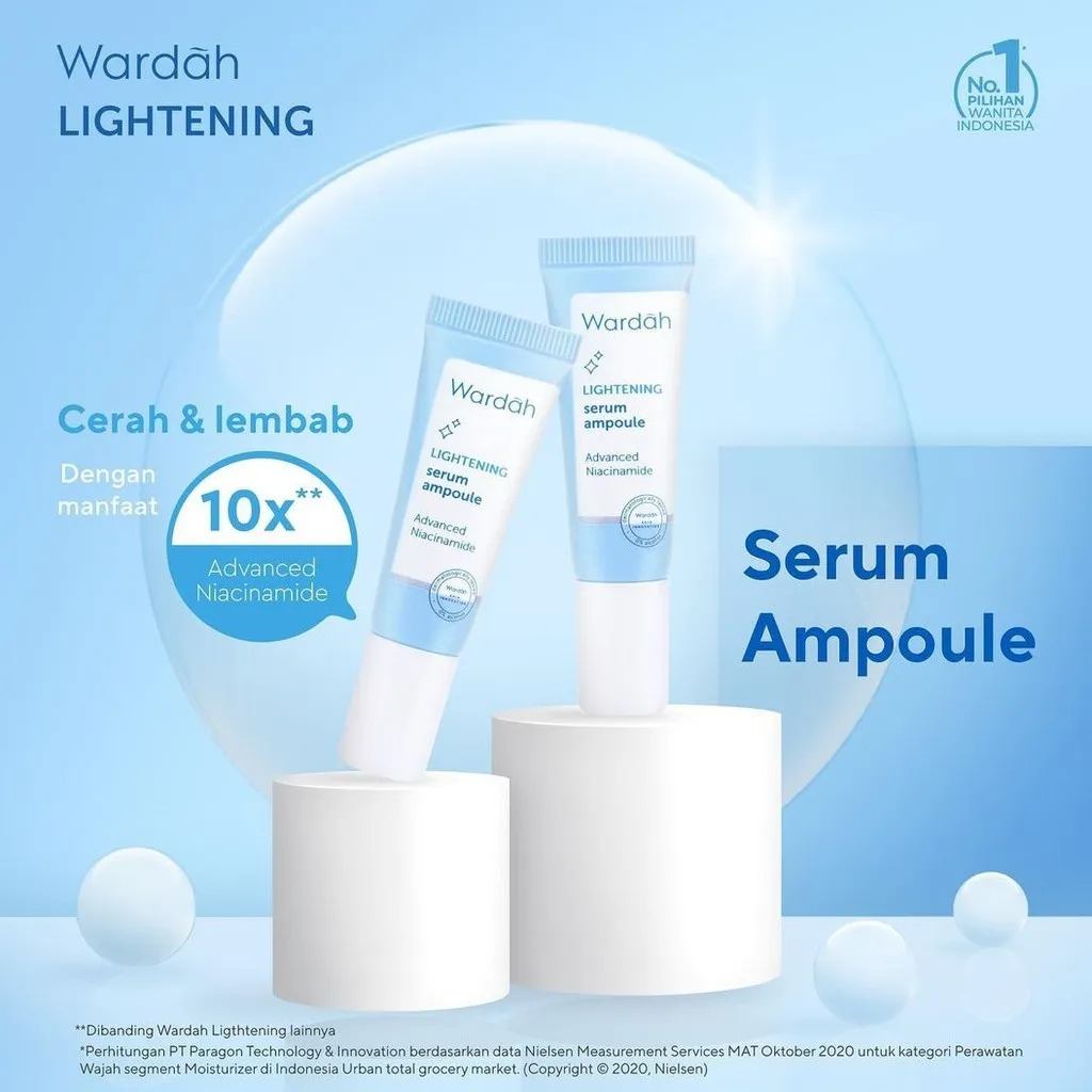 Wardah Lightening Serum Ampoule - Serum 10x Advanced Niacinamide