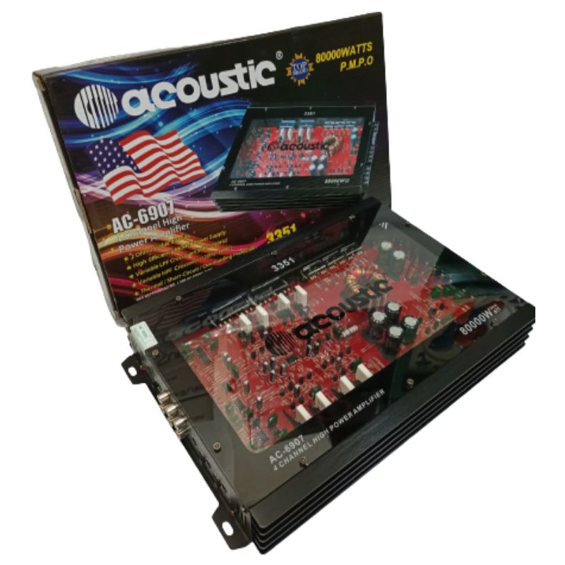 Power mobil 80000 Watts acoustic AC 3351 4 chenel mosfet