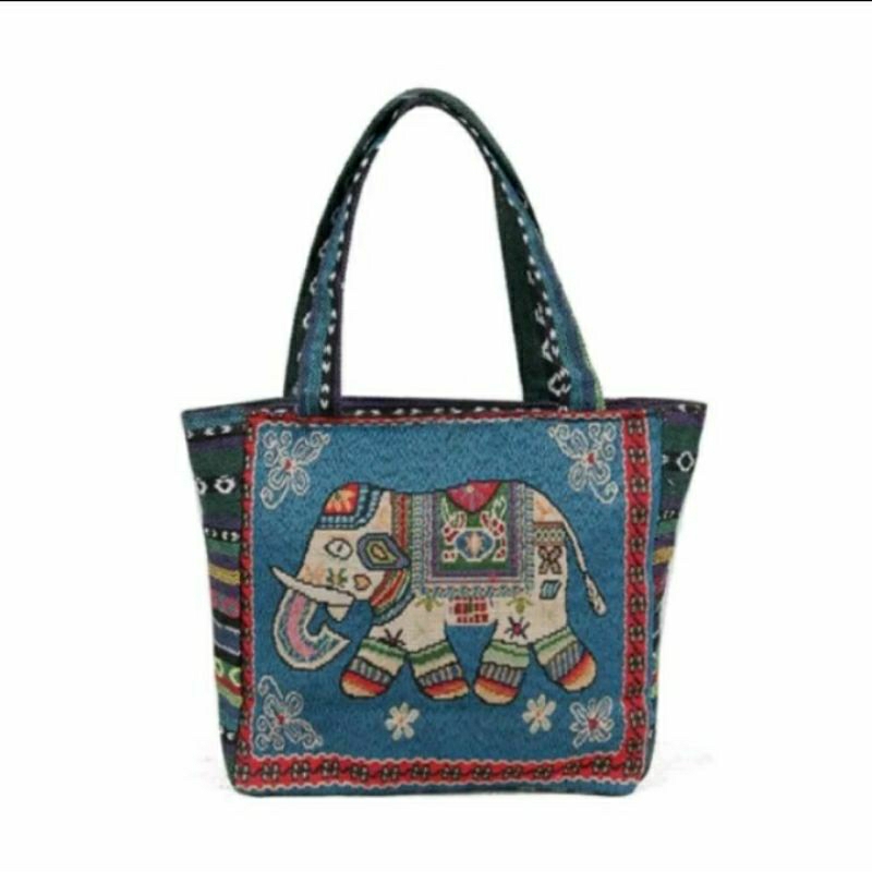 Tas jinjing wanita dewasa Tenun Bordir Thailand Bangkok-Tas Thailand Bangkok murah