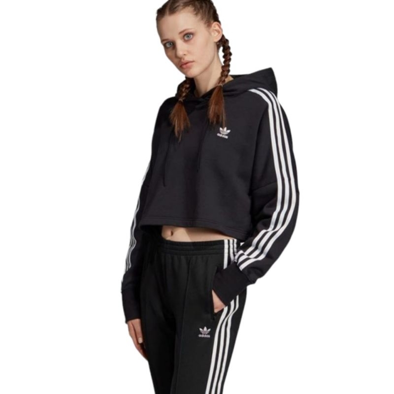 Jaket Adidas Wanita Crop Top Original