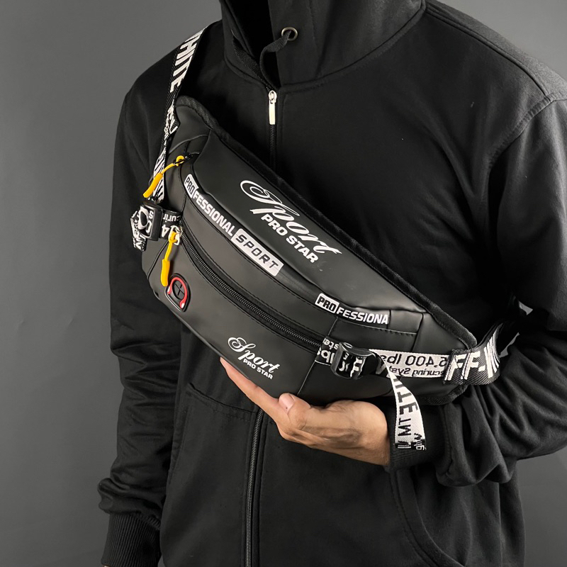 Tas Selempang Bahu Waterproof Bahan Ballon Anti Air Tas Pinggang