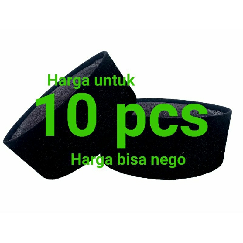 PECI HITAM SONGKOK NASIONAL 10 PCS TINGGI 7 8 9 GROSIR