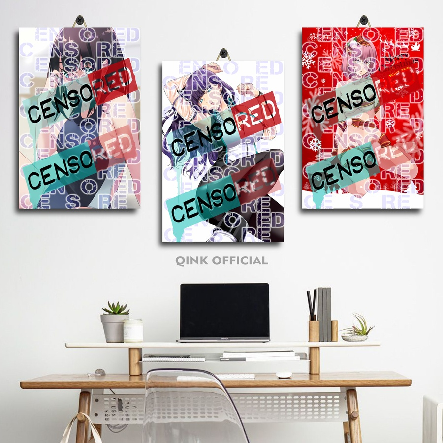 DEKORASI DINDING BEST WAIFU ELISA TACHIBANA 20X30 | POSTER KAMAR WAIFU WORLDS END HAREM | PAJANGAN A