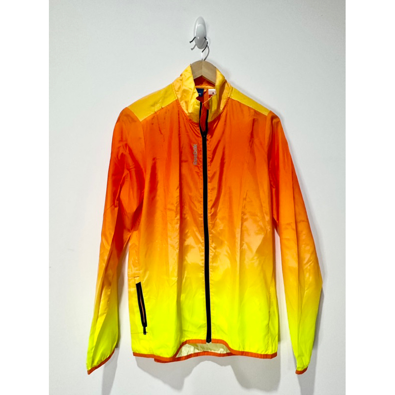 Track Suit Jacket Olahraga  Pria / Wanita merk REEBOK - warna Kuning Orange