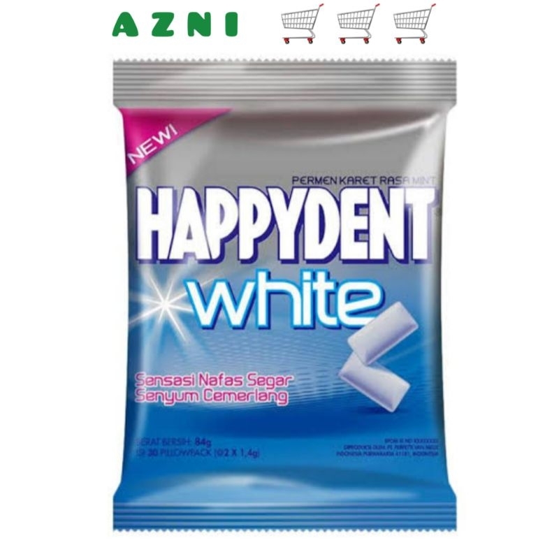 

HAPPYDENT White Permen 60 gr / 25 butir