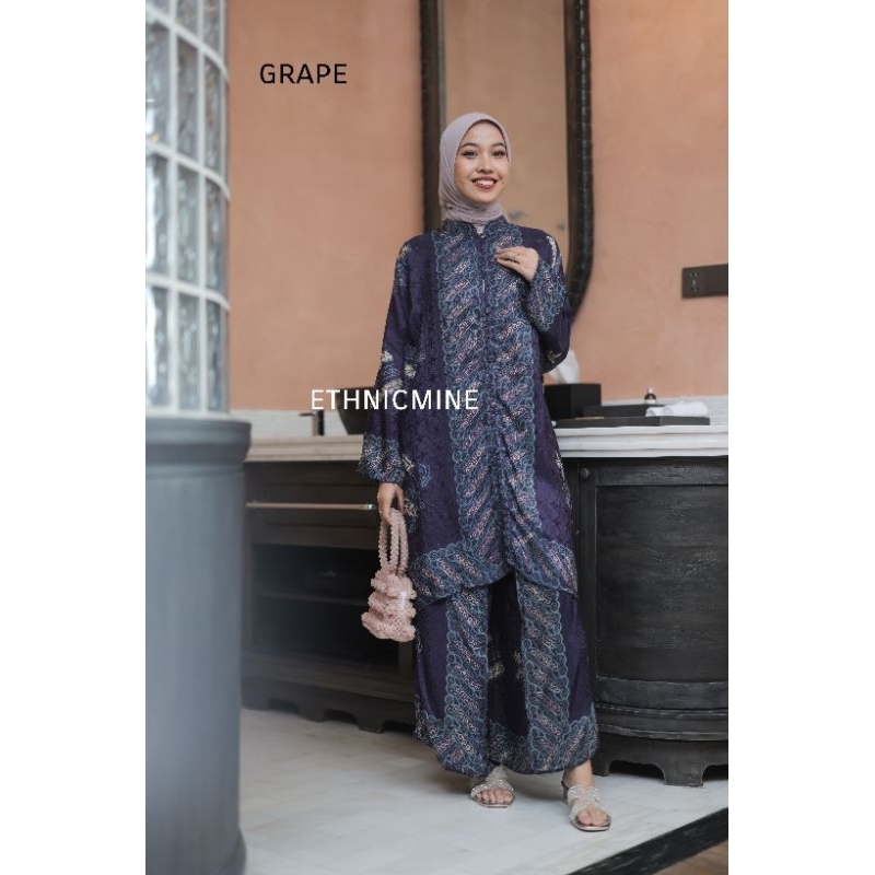 V TUNIC (tunik sanghai viscose batik)