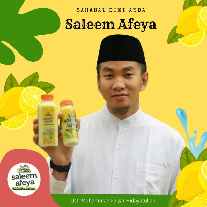 

[KHUSUS RESELLER] HEMAT 7 BOTOL 500ML SARI LEMON MURNI SALEEM AFEYA/ SALEEM AFEYA ORIGINAL/ AIR LEMON MURNI