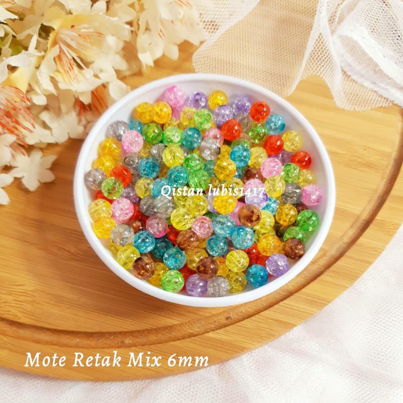 Mote retak|Mote batu pecah uk 6mm,8mm,10 mm dan 12mm