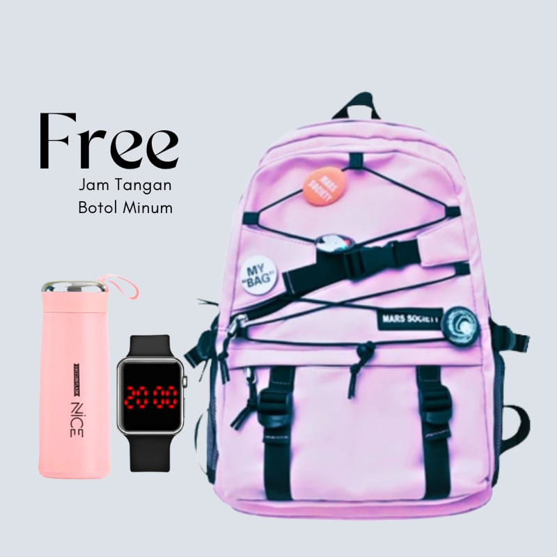 Tas Ransel Backpack Pria Wanita Fashion Bahan Kanvas Tas Sekolah Tas Punggung Pria Kekinian Terbaru/Tas Ransel Backpack Pria Wanita Fashion Bahan Kanvas Tas Sekolah Tas Punggung Pria Kekinian Terbaru