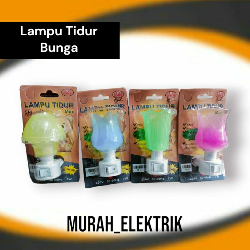 Lampu Tidur Bunga/Lampu Tidur/Lampu tidur lampion / Lampu Tidur Bunga