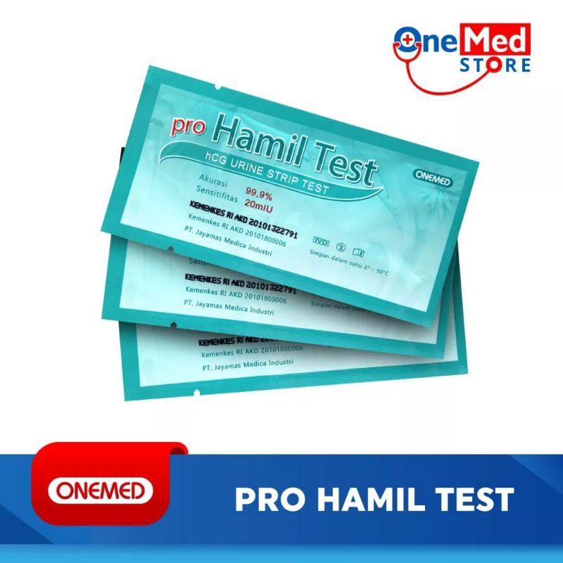 1 BUAH TESPEK PRO HAMIL TEST / TES KEHAMILAN PRO ONE MED/Tes Hamil Pro Hamil Test Onemed Pcs