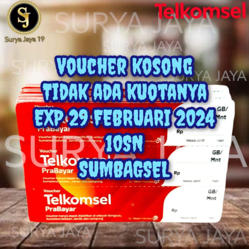 vocer kosong telkomsel area SUMBAGSEL/10 SN