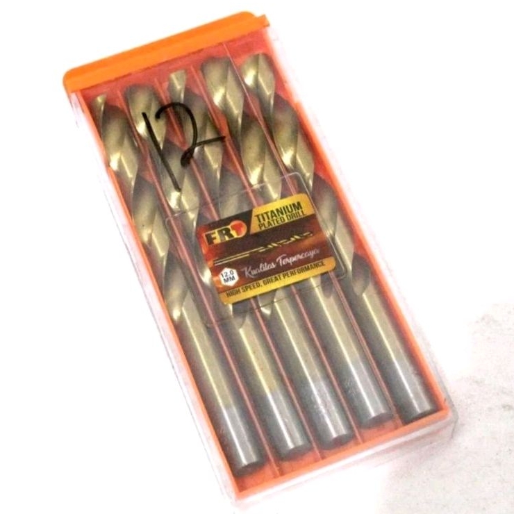 Mata bor besi baja 12 mm