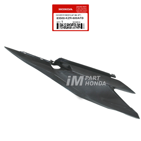 83500-KZR-600AFB Cover Body Kanan Vario 125 Old 2012 - 2014 Hitam Abu Abu
