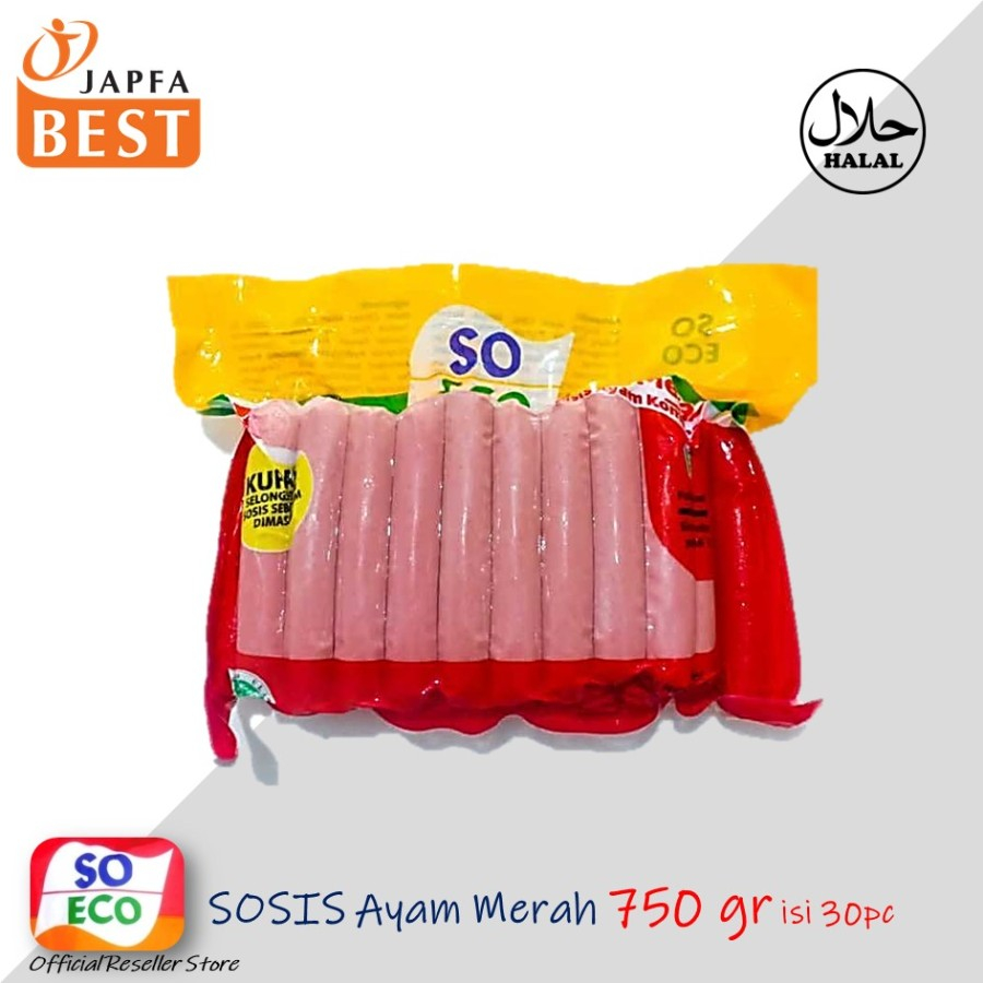 

SO ECO SOSIS Ayam Merah 750gr