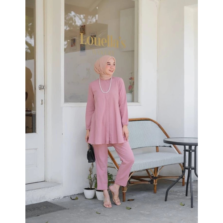 [COD] Shazfa.apparel - Setelan Muslim Wanita Terbaru Yasha Set