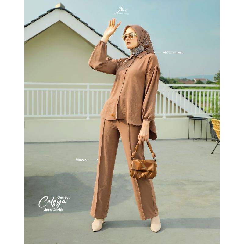 Arrafi Celsya One Set Linen Crinkle Original (AllSize)