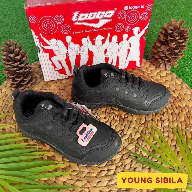 SEPATU ANAK - SEPATU LOGGO - SEPATU SEKOLAH