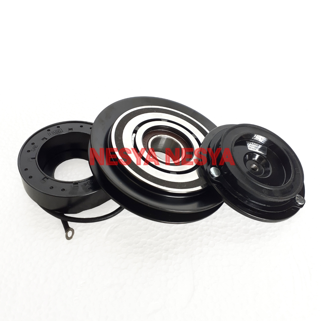 Magnet Magnit Clutch Pulley Pully Puly Puli Compressor Compresor Kompressor Kompresor AC Merek DENSO