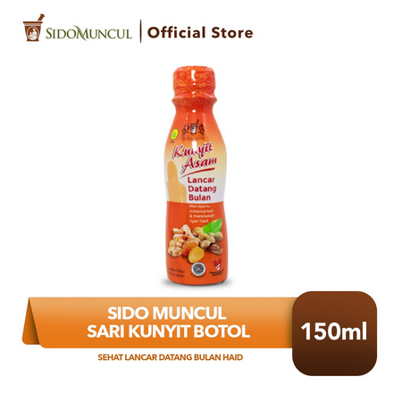 

[MT] Sido Muncul Kunyit Asam Lancar Datang Bulan Haid Botol 150 ml