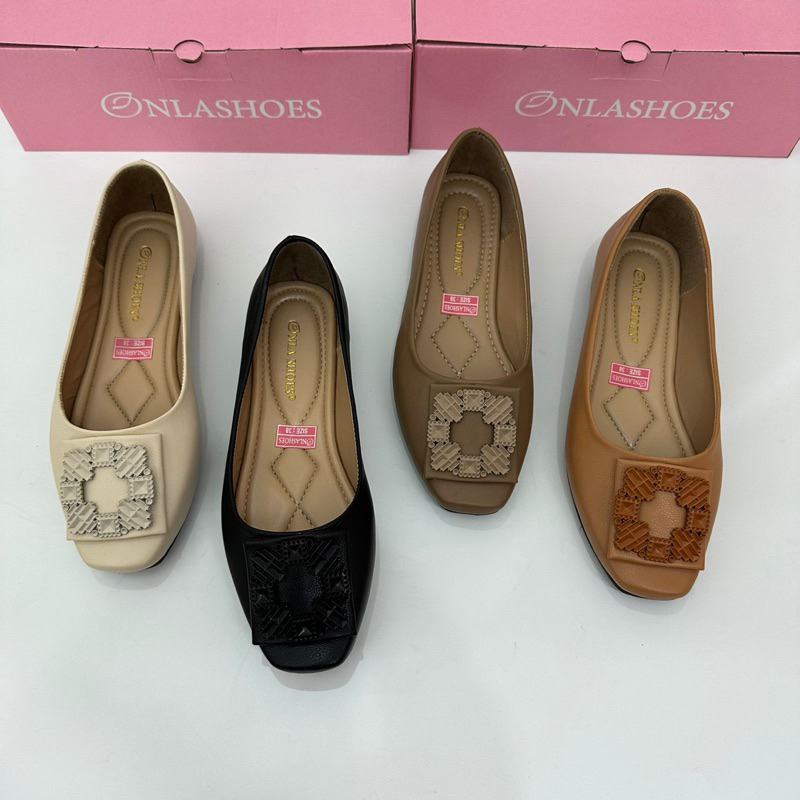 Onlashoes - Flat Shoes Wanita AMOR Sepatu Flat Wanita