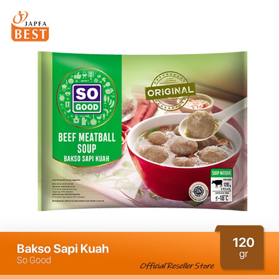 

SO GOOD Bakso Sapi Kuah 120gr