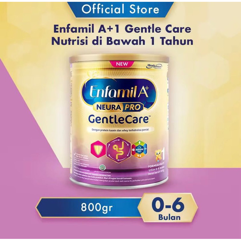 ENFAMIL A 1+ Gentlecare susu formula bayi 0-6 bulan