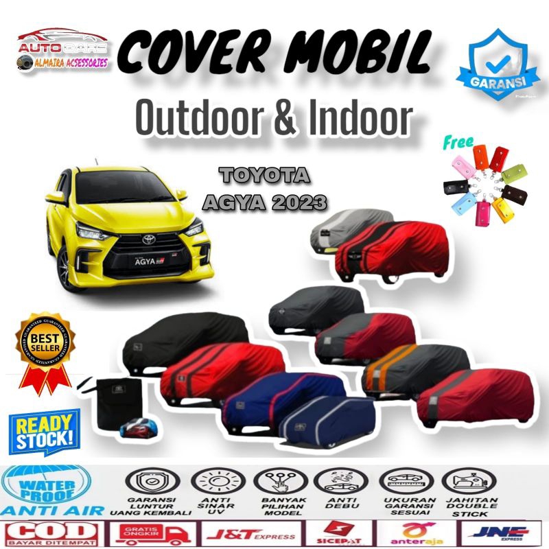 Cover Mobil Sarung Mobil Agya 2023 Selimut Mobil All New Agya Mantel Mobil Outdoor Indoor