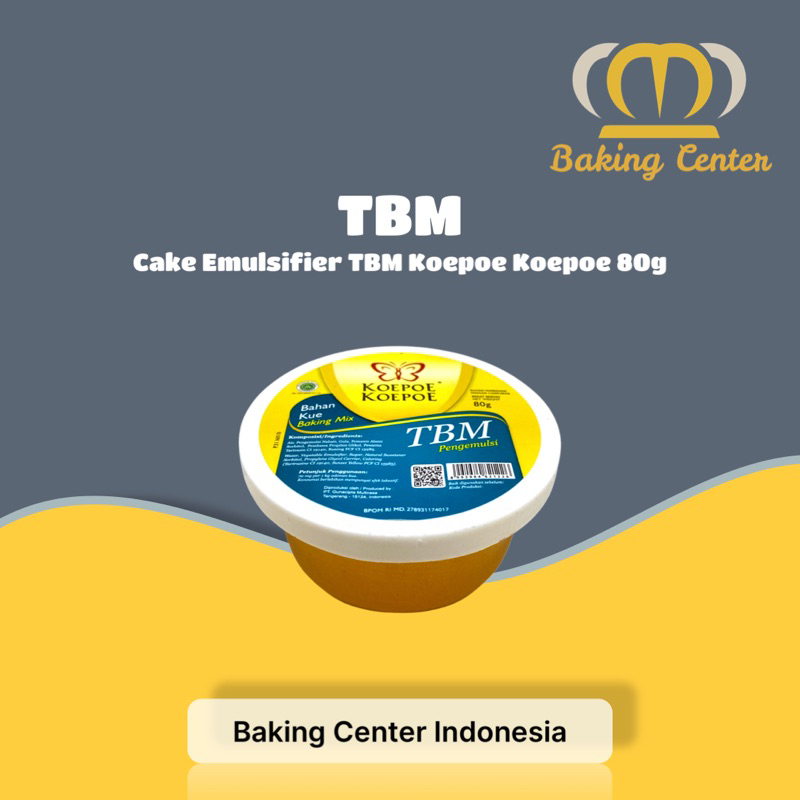 

TBM koepoe Koepoe 80gr Cake Emulsifier