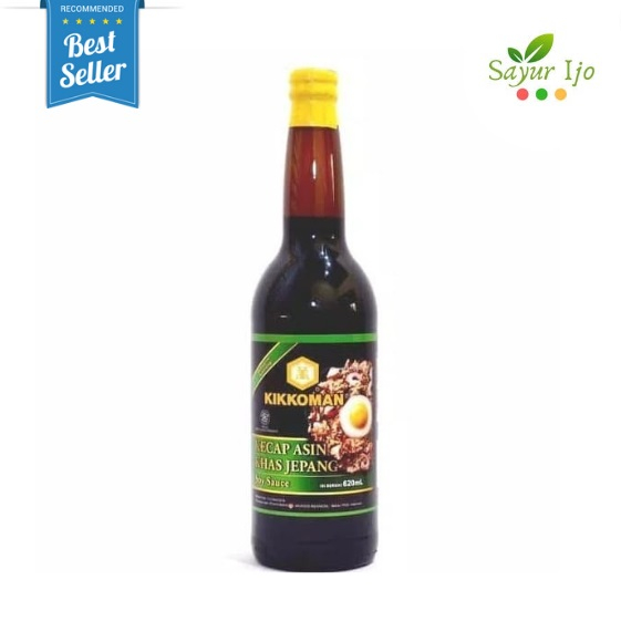 

Kikkoman Kecap Asin Khas Jepang 620 ML / Botol Saus Premium Soy Sauce