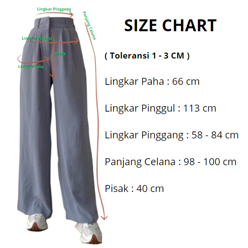 Celana Kulot Crinkle Airflow Premium Highwaist Wanita Loose Cullote Pants Terbaru