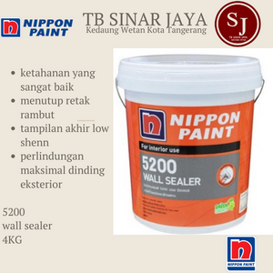 Cat Wall Sealer Interior 5200 Nippon Paint 4kg