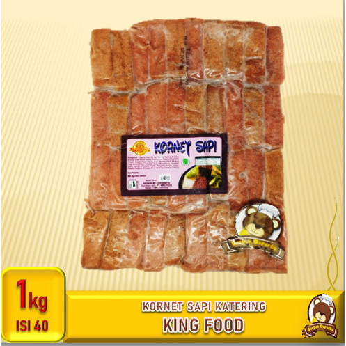 

Kingfood Kornet Sapi Cathering 1kg Katering King Food Distributor Makanan Beku Frozen Food Bogor