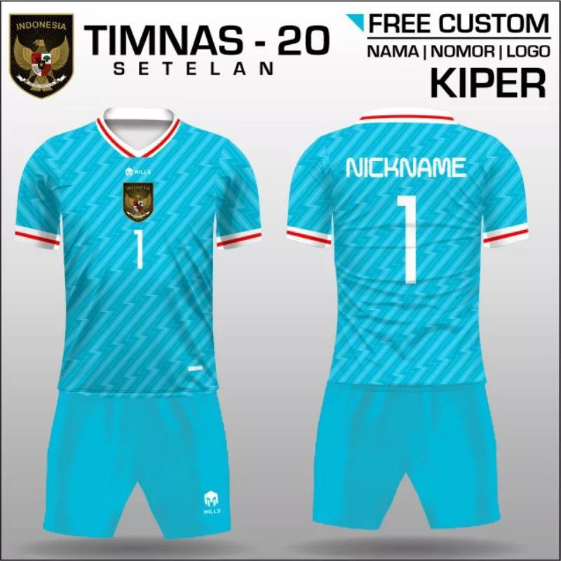 setelan kiper timnas indonesia jersey bola setelan pakaian olahraga baju jersey kiper