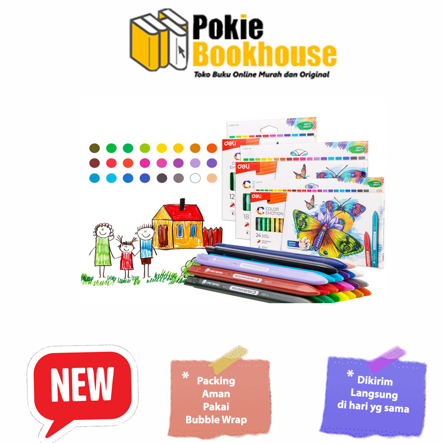 

Krayon Sekolah / School Crayon - 24C Tangan bersih EC20020