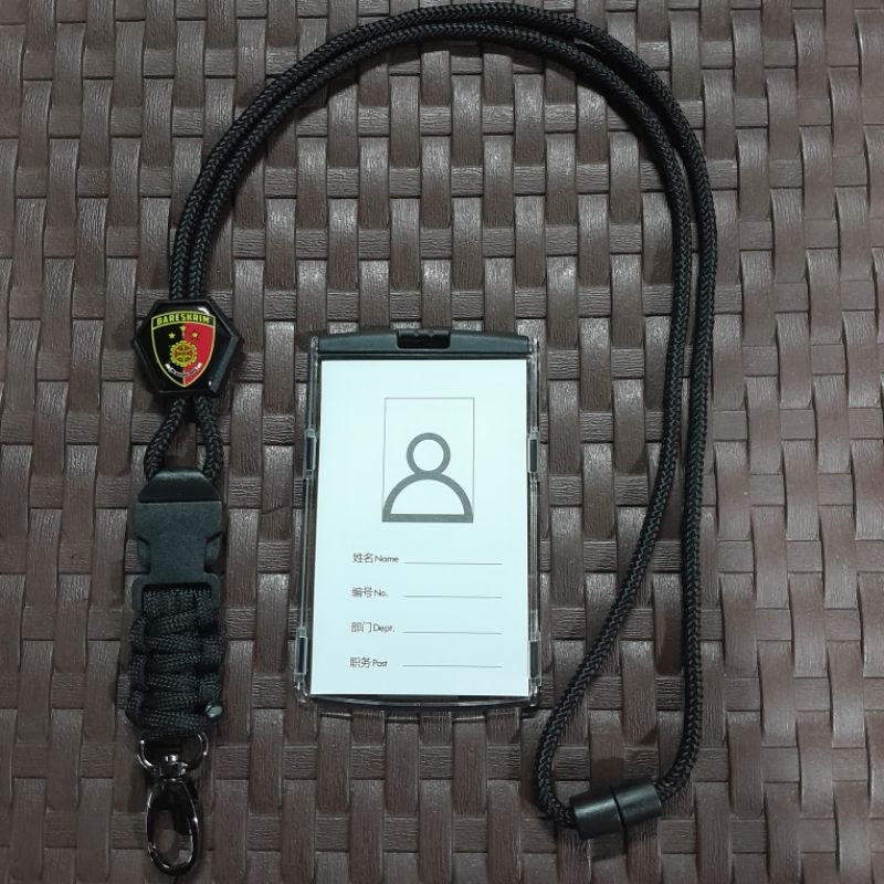 

Tali lanyard id card BARESKRIM plus holder