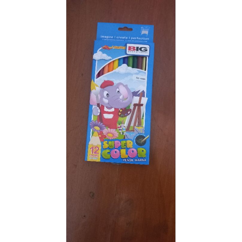 

Pensil warna merk BIG 12 warna