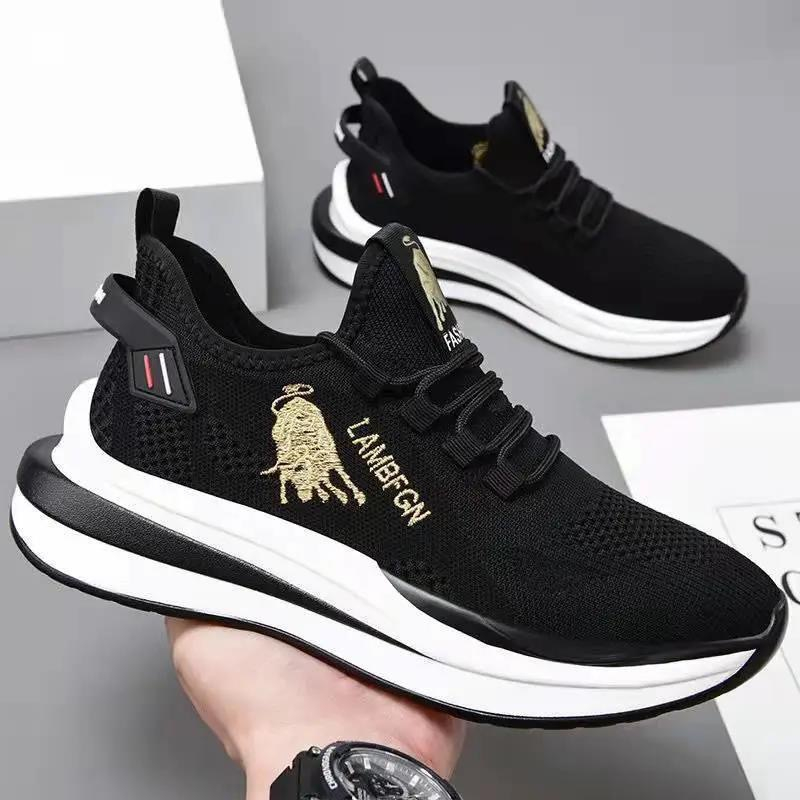 Sepatu Pria Fashion Sport Sneakers Running Casual Cowok Trendy Ringan