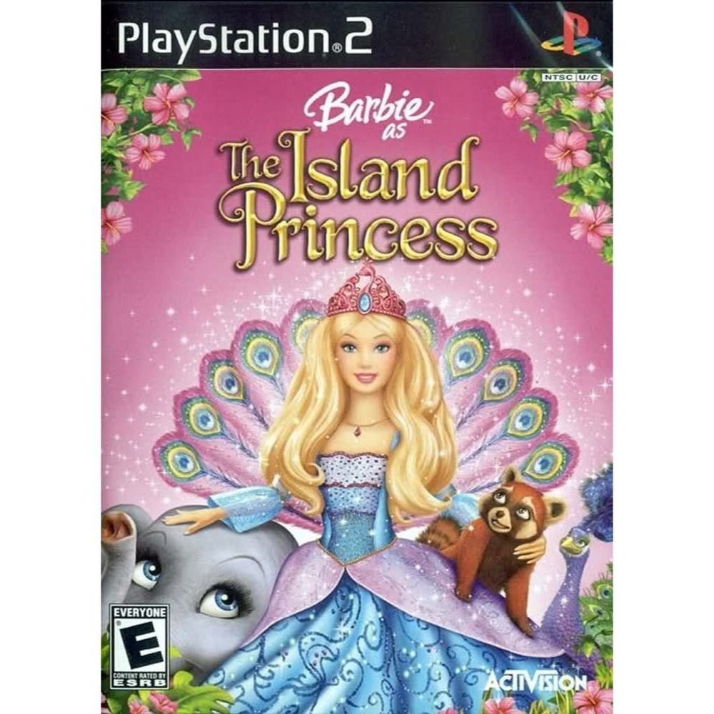 KASET DVD GAME PS2: BARBIE THE ISLAND PRINCESS