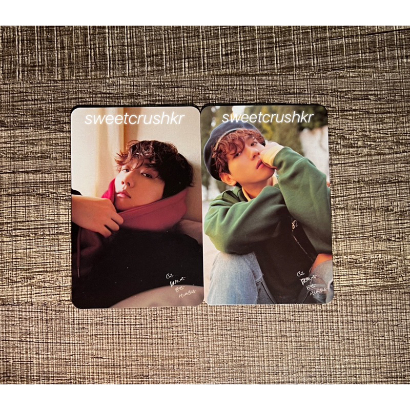 Photocard PC Baekhyun Prive Alliance x Acrostics Set