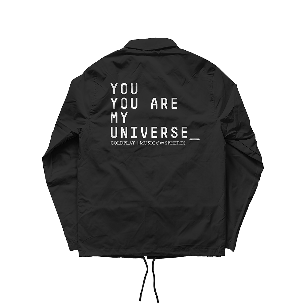 WINDBREAKER COACH JACKET BAND COLDPLAY | JAKET PRIA WANITA BAHAN PARASUT WATERPROOF ANTI AIR