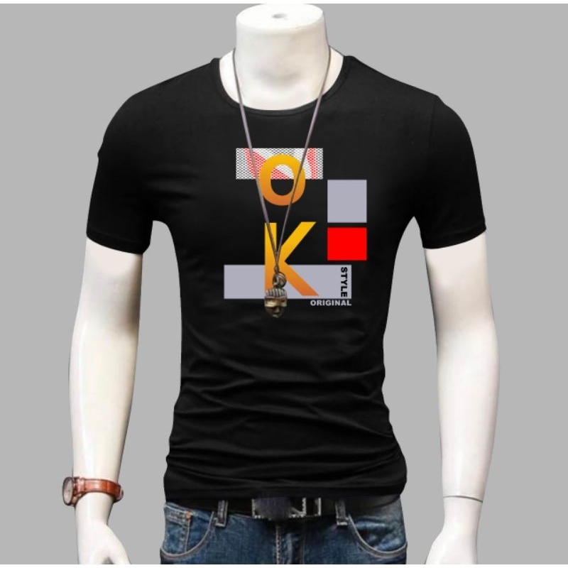 kaos oblong pria/kaos distro pria dewasa