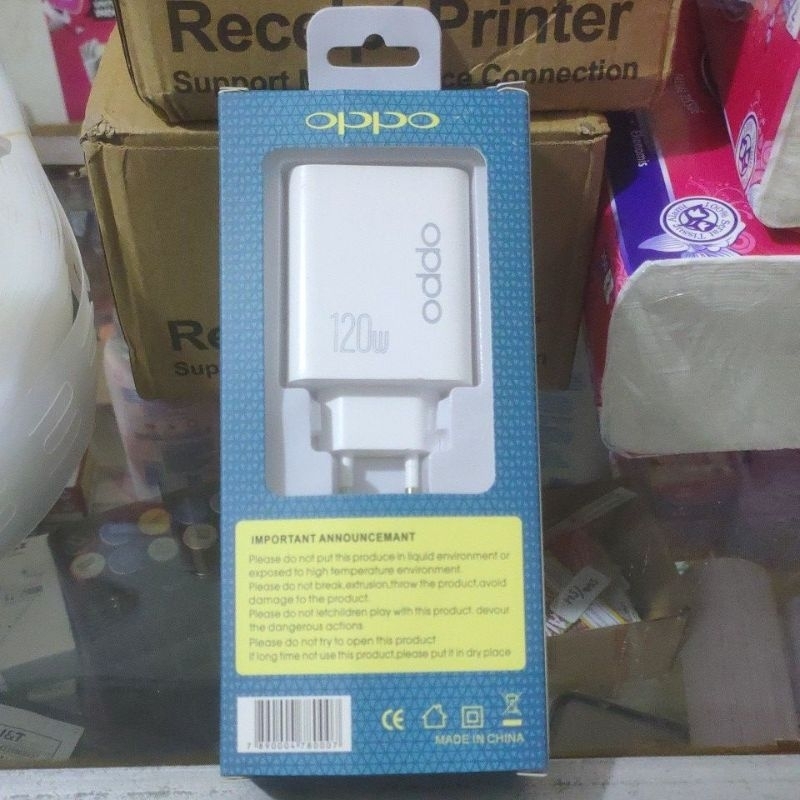 Charger Oppo 120w super vooc