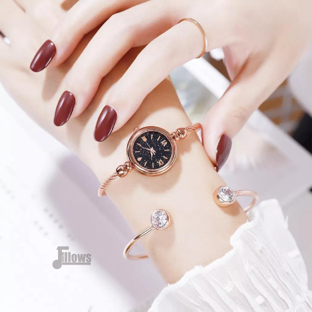 Jam Tangan Model Gelang Wanita | Jam Tangan Dial Model Gelang Wanita