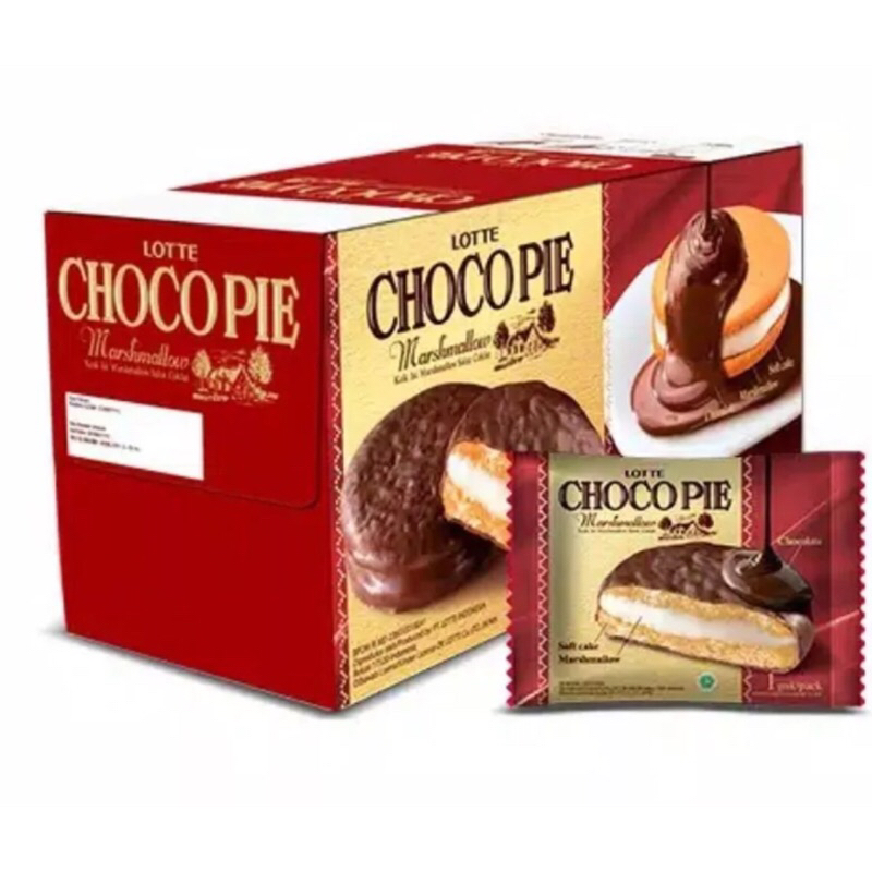 

Lotte Choco Pie Marshmallow Chocopie ( isi 12 )