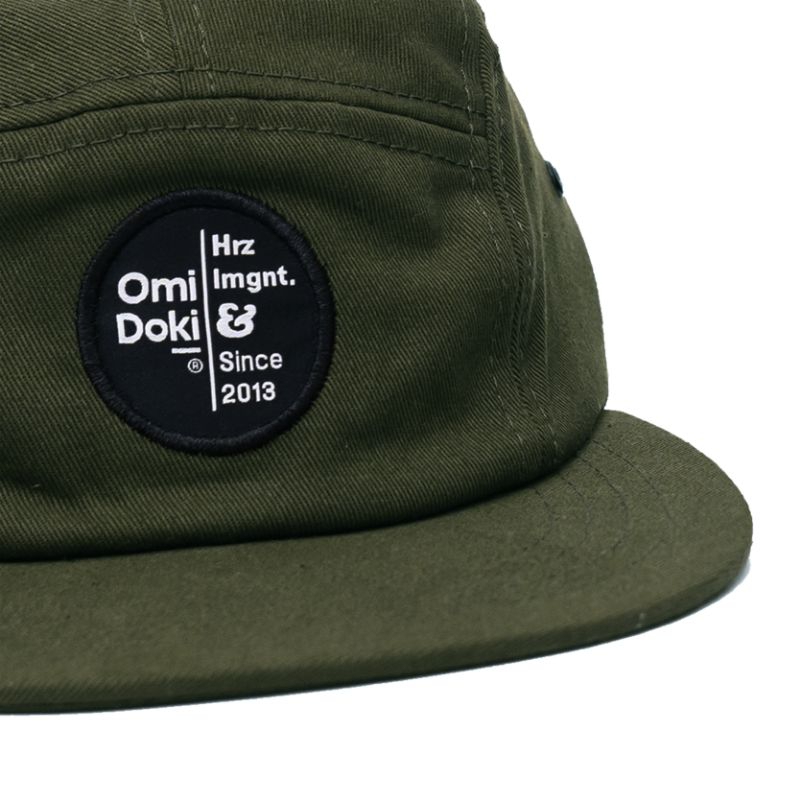 Topi Five Panel Omidoki Hitam &amp; Army