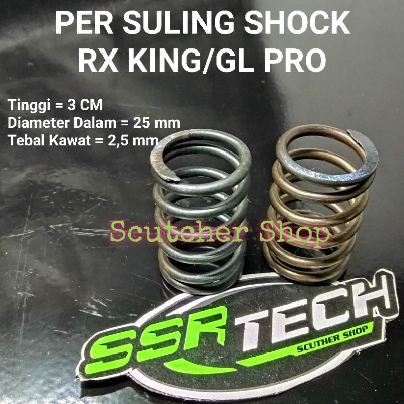 per rebound sambungan suling shock depan rx king Gl pro Tinggi 3 cm