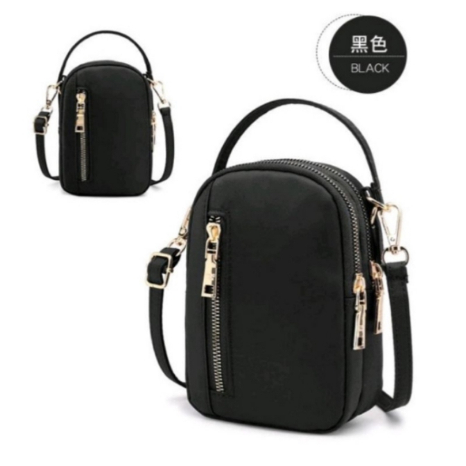 DAEYBAGS_STORE TAS SLEMPANG HP TAS SLEMPANG SLETING DEPAN TAS SIMPLE WANITA BAHAN LOUNCEM MASA KINI