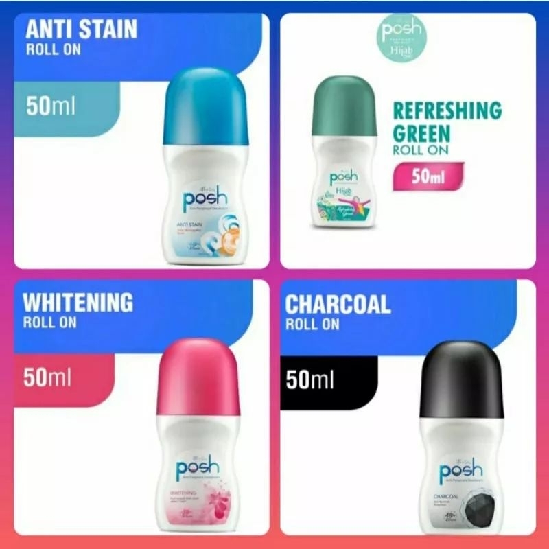 posh deodorant 50ml pria wanita posh men